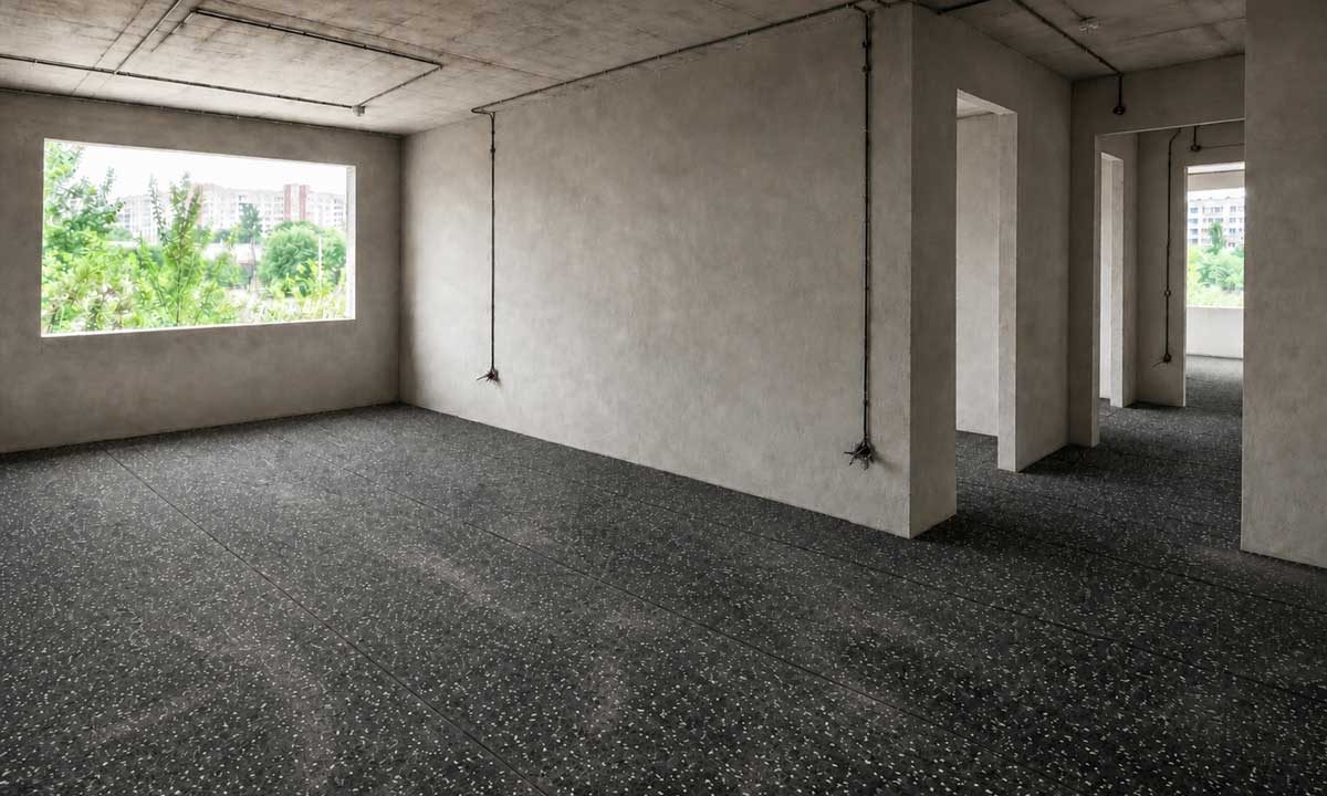 عایق صوتی کوبه ای کف ساختمان مدل ECO